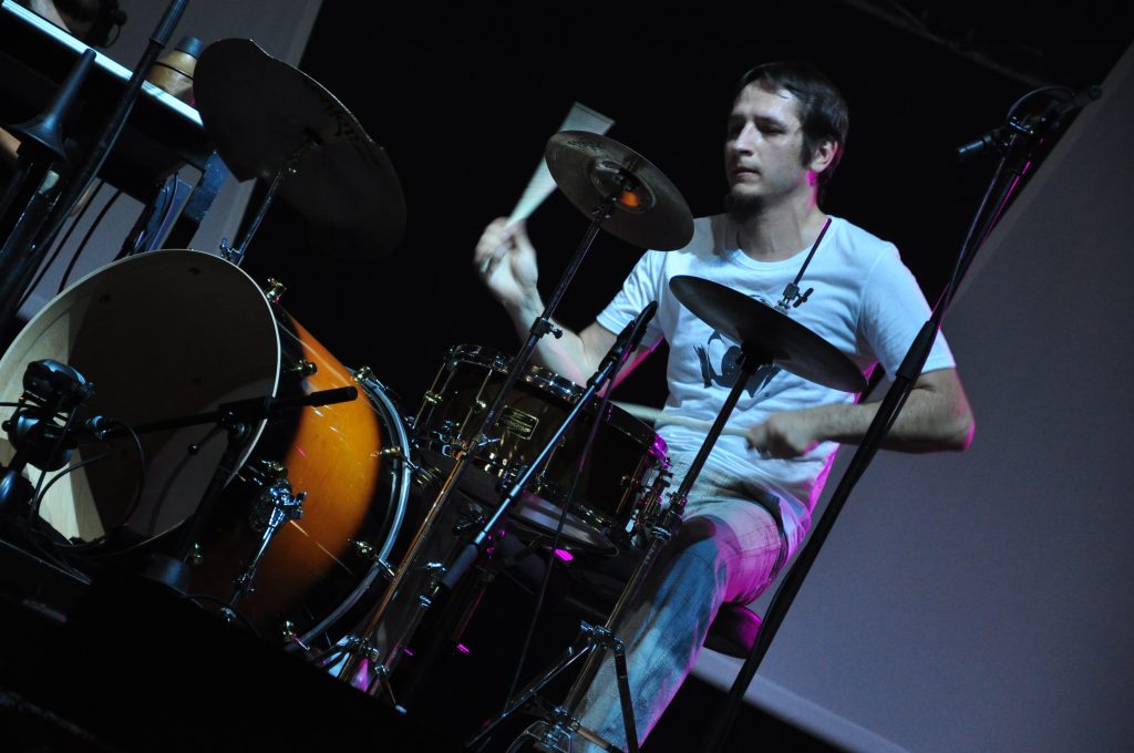 Mirek Pyschny mit Dus-ti beim Moers Festival 2012